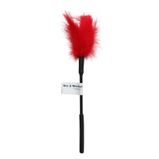 Sex and Mischief Feather Tickler - Red Sex and Mischief Feather Tickler - Red