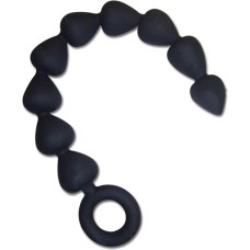 Sex and Mischief Silicone Anal Beads - Black