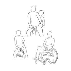 Sportsheets Ultra Thigh Strap on - Black Sportsheets Ultra Thigh Strap on - Black