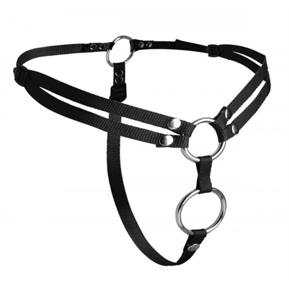Unity Double Penetration Strap on Harness