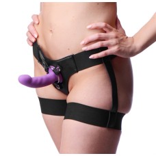 Bardot Elastic Strap on Harness With Thigh Cuffs Bardot Elastic Strap on Harness With Thigh Cuffs