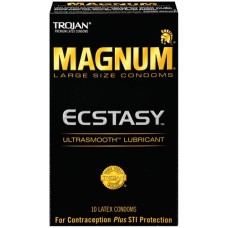 Trojan Magnum Ecstasy Ultrasmooth - 10 Pack Trojan Magnum Ecstasy Ultrasmooth - 10 Pack