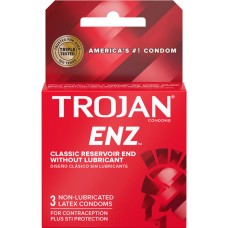 Trojan Enz Non-Lubricated Condoms - 3 Pack Trojan Enz Non-Lubricated Condoms - 3 Pack