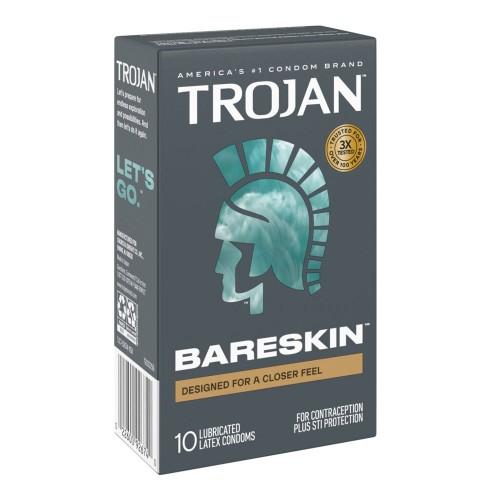 Trojan Sensitivity Bareskin Lubricated Condoms - 10 Pack Trojan Sensitivity Bareskin Lubricated Condoms - 10 Pack
