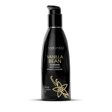Aqua Vanilla Bean Flavored Water Based Intimate Lubricant - 2 Fl. Oz. Aqua Vanilla Bean Flavored Water Based Intimate Lubricant - 2 Fl. Oz.