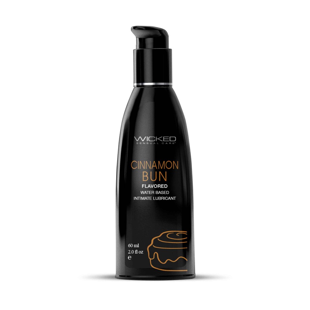 Aqua Cinnamon Bun Flavored Water Based Intimate Lubricant - 2 Fl. Oz.
