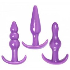 Anal Trainer 3 Piece Anal Play Kit - Purple Anal Trainer 3 Piece Anal Play Kit - Purple