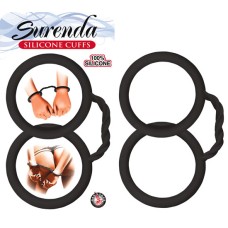 Surenda Silicone Cuffs - Black Surenda Silicone Cuffs - Black