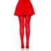 Nylon Tights - One Size - Red