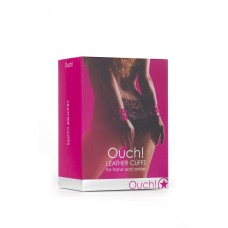 Leather Cuffs for Hands and Ankles - Pink Leather Cuffs for Hands and Ankles - Pink