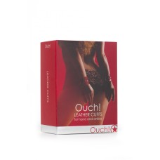 Leather Cuffs for Hands and Ankles - Red Leather Cuffs for Hands and Ankles - Red