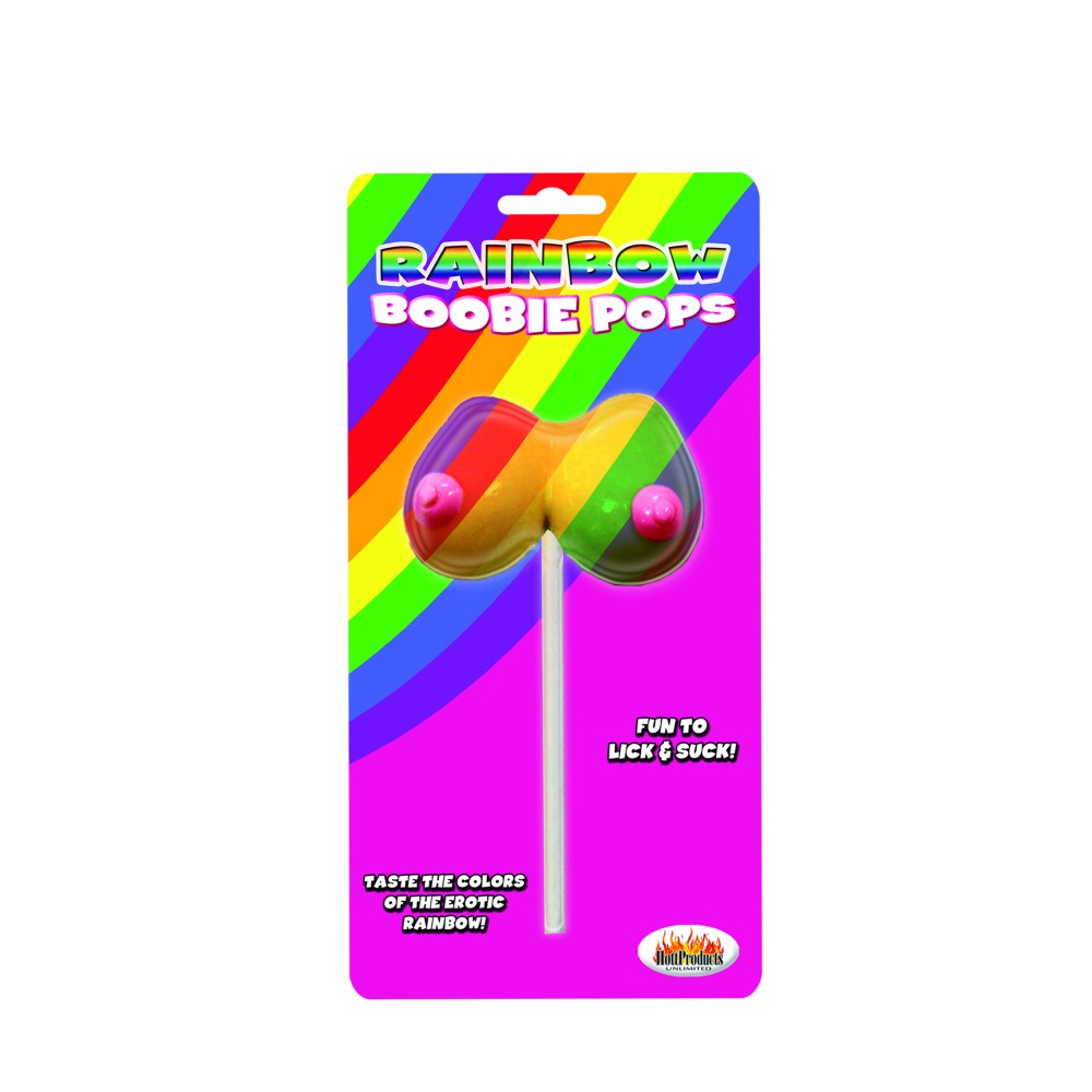 Rainbow Boobie Pops - 1.48 Oz.