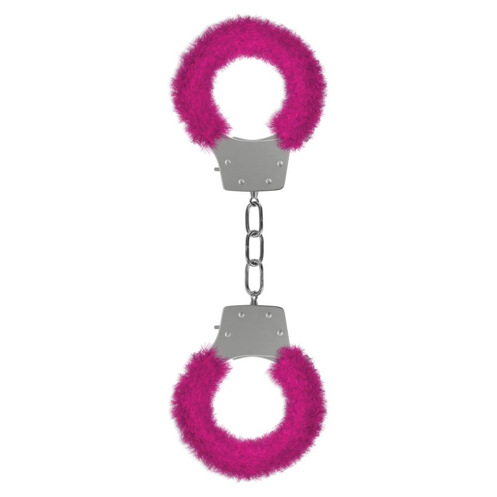 Pleasure Furry Handcuffs - Pink