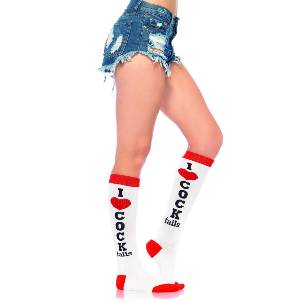 Cocktails Knee High Socks - One Size