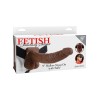 Fetish Fantasy Series 9-Inch Hollow Strap-on With Balls - Brown
