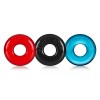 Ringer Cockring 3 Pack - Small - Multicolor