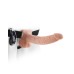 Fetish Fantasy Series 9 Inch Vibrating Hollow Strap-on With Balls - Flesh Fetish Fantasy Series 9 Inch Vibrating Hollow Strap-on With Balls - Flesh