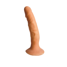 Skinsations Latin Lover Series Playful Partner Strap-on 8 Inches - Brown