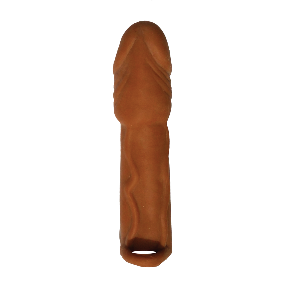Skinsations Latin Lover Series Husky Lover 7 Inch Vibrating - Brown