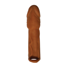 Skinsations Latin Lover Series Husky Lover 7 Inch Vibrating - Brown Skinsations Latin Lover Series Husky Lover 7 Inch Vibrating - Brown