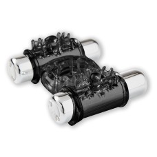 Sensuelle 7 Function Rechargeable Double Action Bullet Ring - Black Sensuelle 7 Function Rechargeable Double Action Bullet Ring - Black