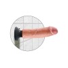 King Cock 8-Inch Vibrating Cock - Light