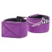 Reversible Ankle Cuffs Premium Bonded Leather and  Neoprene - Purple