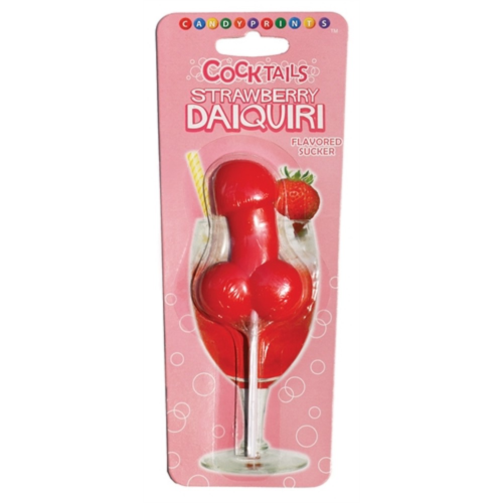 Strawberry Daquiri Cocktail Sucker