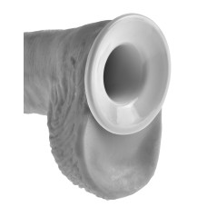 King Cock 12 Inch Hollow Strap-on Suspender System - Flesh King Cock 12 Inch Hollow Strap-on Suspender System - Flesh