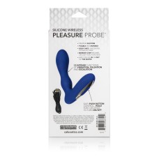Silicone Wireless Pleasure Probe - Blue Blue Silicone Wireless Pleasure Probe - Blue Blue