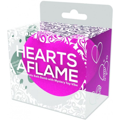 Hearts Aflame Erotic Lovers Bath Bomb Hearts Aflame Erotic Lovers Bath Bomb