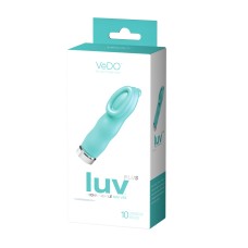 Luv Plus Rechargeable Mini Vibe - Tease Me Turquoise Luv Plus Rechargeable Mini Vibe - Tease Me Turquoise