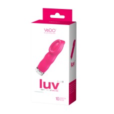 Luv Plus Rechargeable Mini Vibe - Hot in Bed Pink Luv Plus Rechargeable Mini Vibe - Hot in Bed Pink