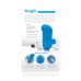 Charged Fingo Rechargeable Finger Vibe - Blue