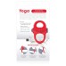 Charged Yoga Rechargeable Vibe Ring - Red