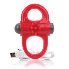 Charged Yoga Rechargeable Vibe Ring - Red Charged Yoga Rechargeable Vibe Ring - Red