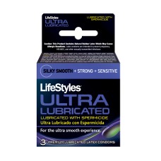Lifestyles Ultra Lubricated With Spermicide - 3 Pack Lifestyles Ultra Lubricated With Spermicide - 3 Pack