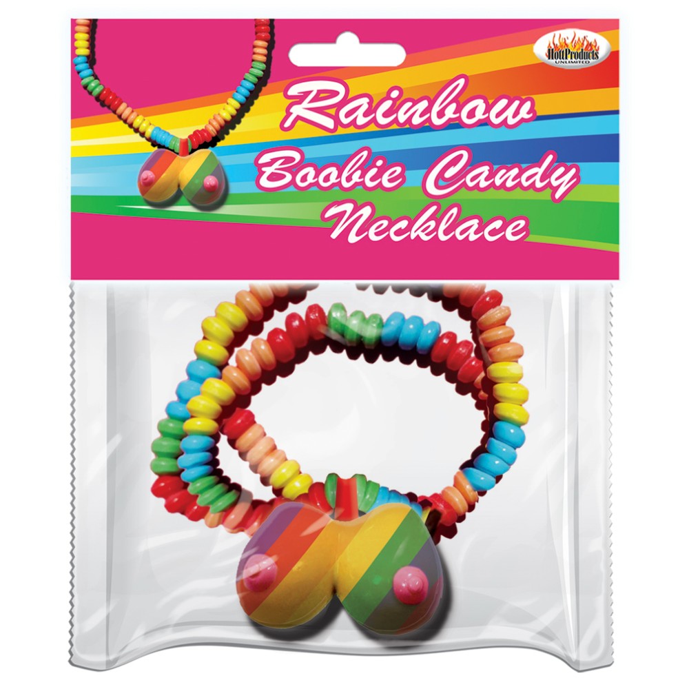 Rainbow Boobie Candy Necklace
