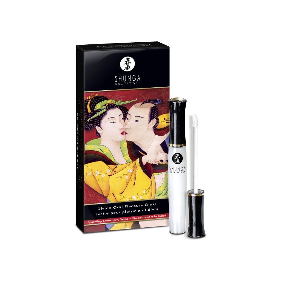 Divine Oral Pleasure Gloss - Sparkling Strawberry Wine - 0.33 Fl. Oz. / 10 ml