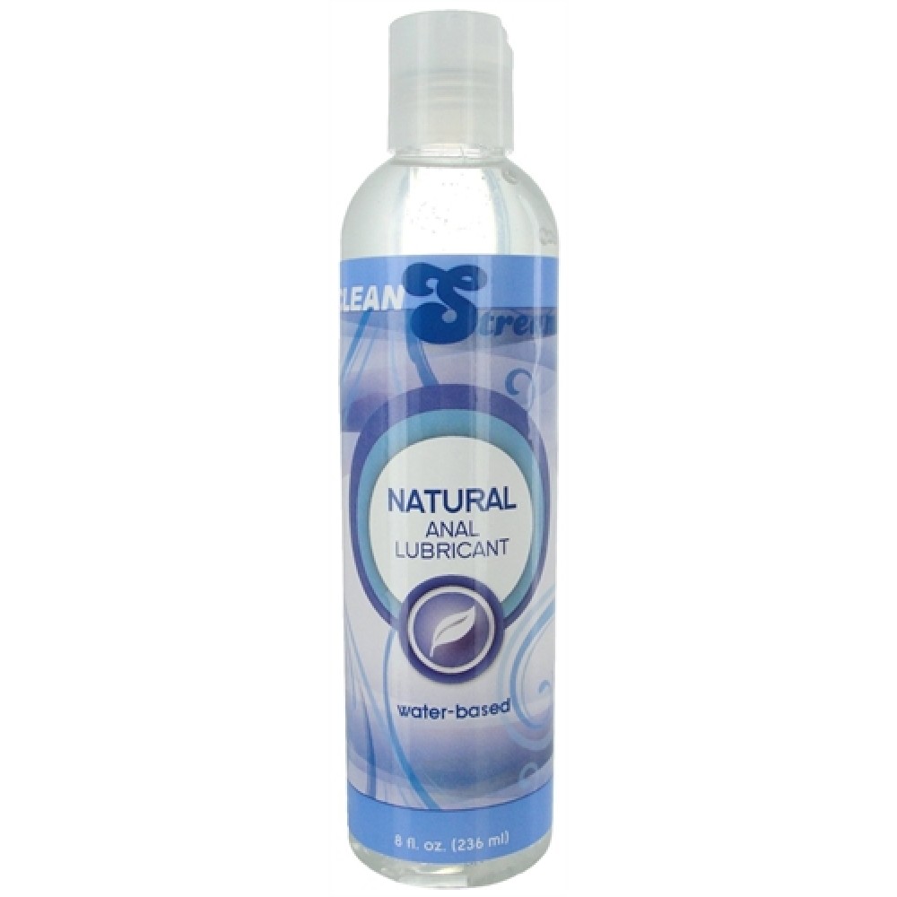 Natural Water Based Anal Lubricant 8 Oz