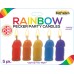 Rainbow Pecker Party Candles - 5 Pack Rainbow Pecker Party Candles - 5 Pack
