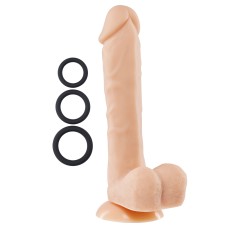 9 Inch Silicone Pro Odorless Dong - Flesh 9 Inch Silicone Pro Odorless Dong - Flesh