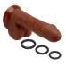 7 Inch Silicone Pro Odorless Dong - Brown 7 Inch Silicone Pro Odorless Dong - Brown