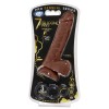 7 Inch Silicone Pro Odorless Dong - Brown
