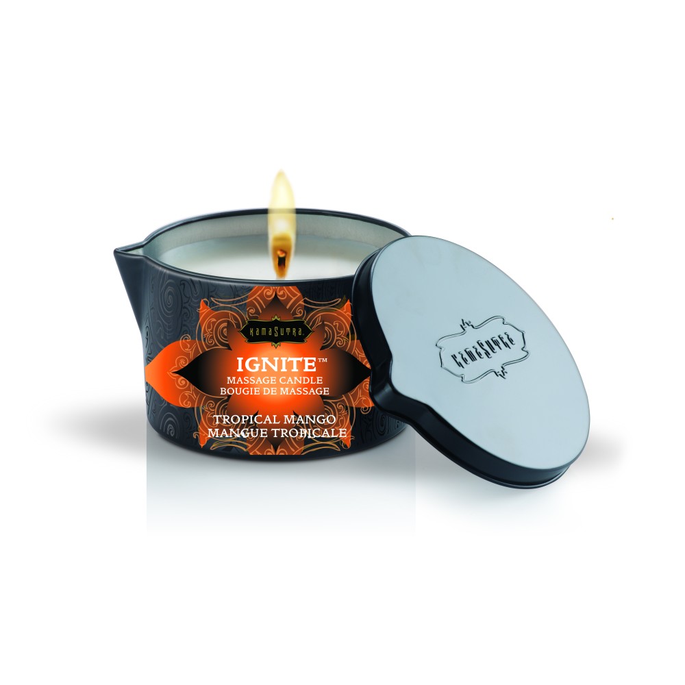 Ignite Tropical Mango Massage Candle - 6 Oz.