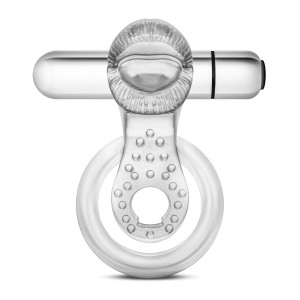 Stay Hard - 10 Function Vibrating Tongue Ring - Clear Stay Hard - 10 Function Vibrating Tongue Ring - Clear