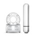 Stay Hard 10 Function Vibrating Bull Ring - Clear