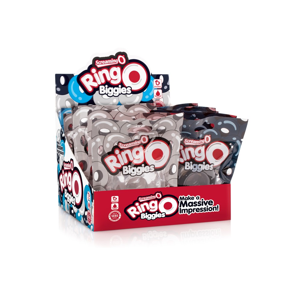 Ringo Biggies - 18 Count P.O.P. Box Display - Assorted