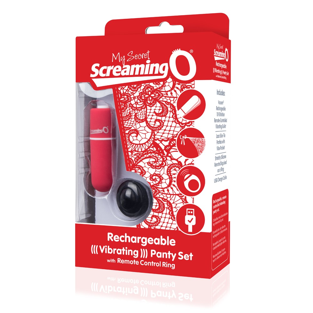 My Secret Charged Remote Control Panty Vibe - Red