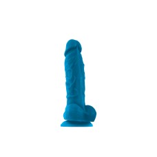 Coloursoft 5 Inch Soft Dildo - Blue Coloursoft 5 Inch Soft Dildo - Blue